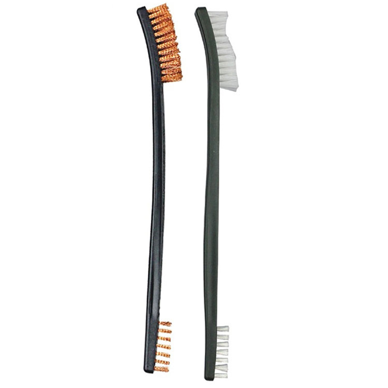 Bàn chải làm sạch súng tiện ích hai đầu Dây đồng thau